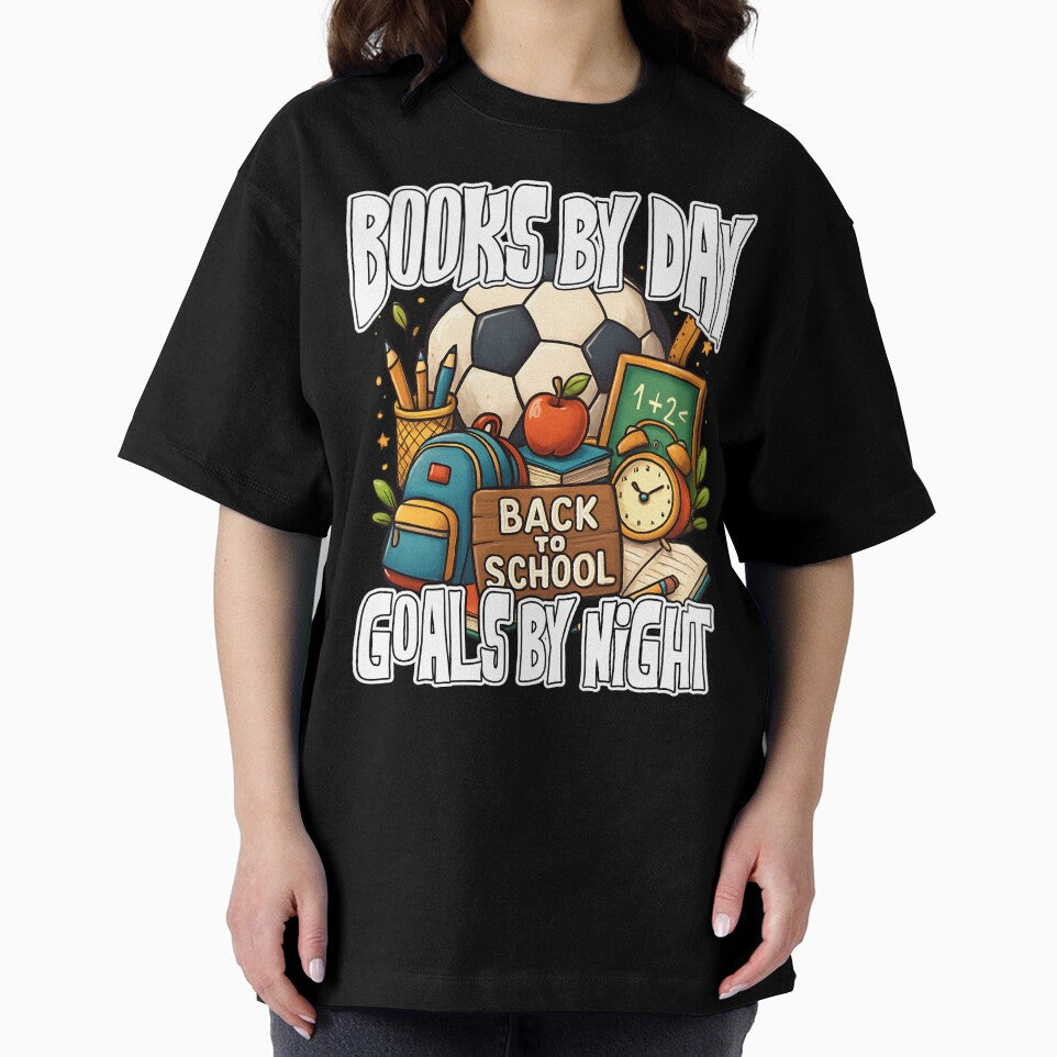 BOOKS BY DAYTIME GOALS BY NIGHT sport back to school football soccer by Jt41