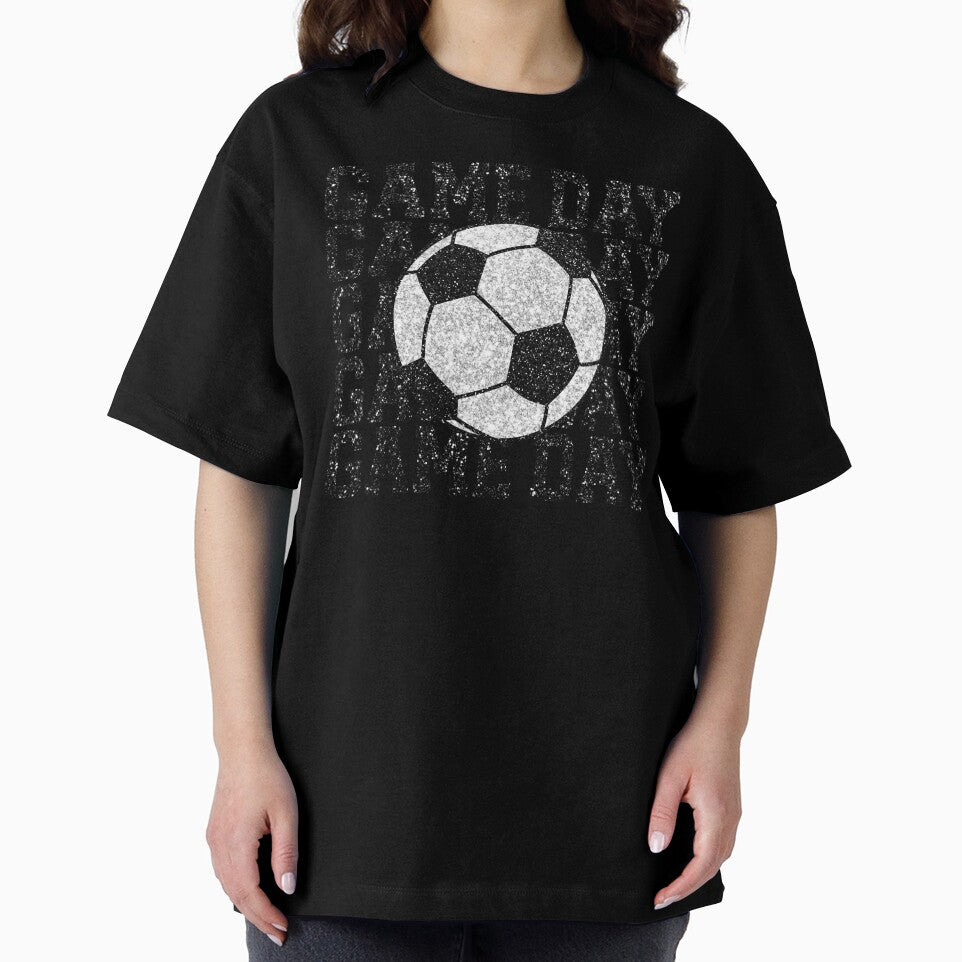 Game Day Silver Glitter Soccer Ball by hobbybox