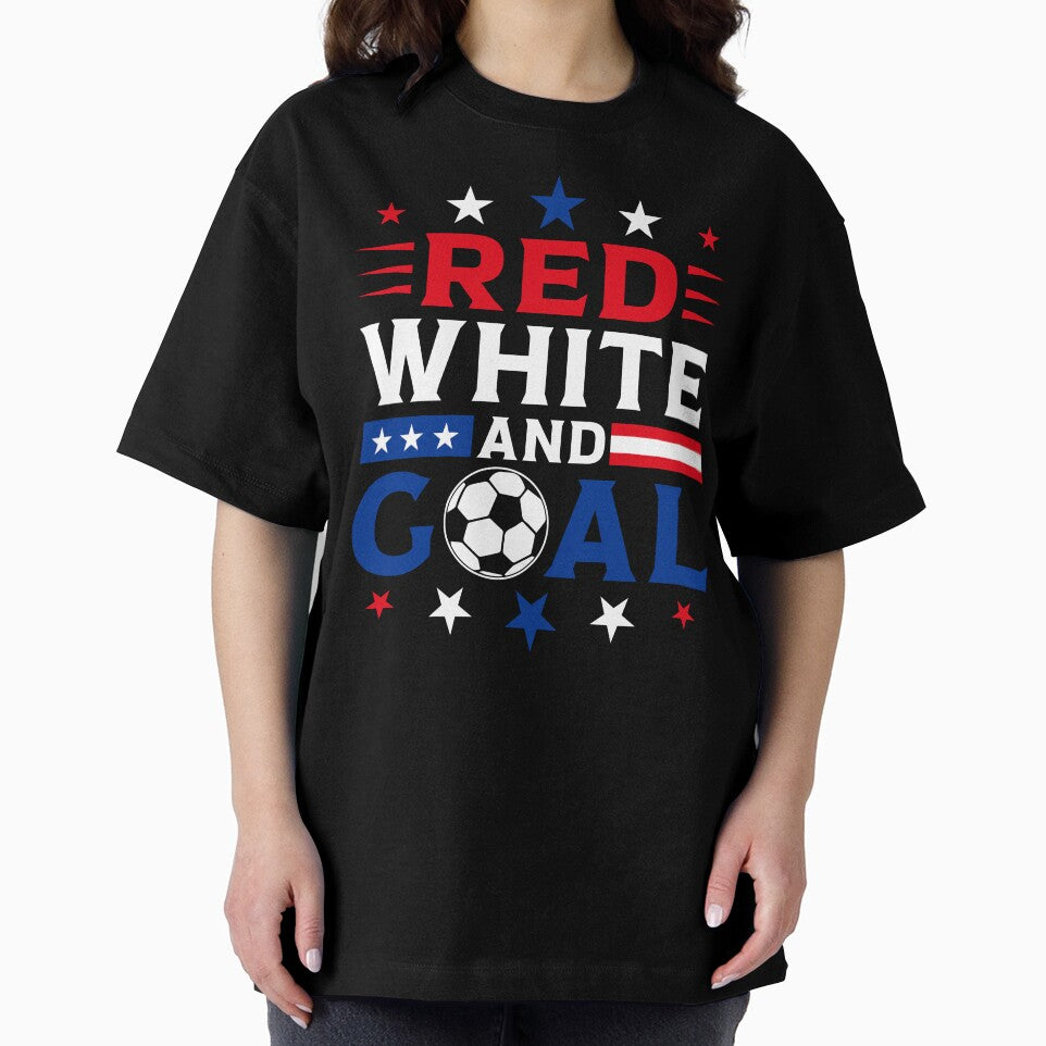 Red White and Goal - USA Soccer 2026 by gunaone-design