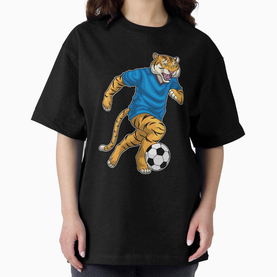 Tiger Soccer player Soccer by Snabdesign84