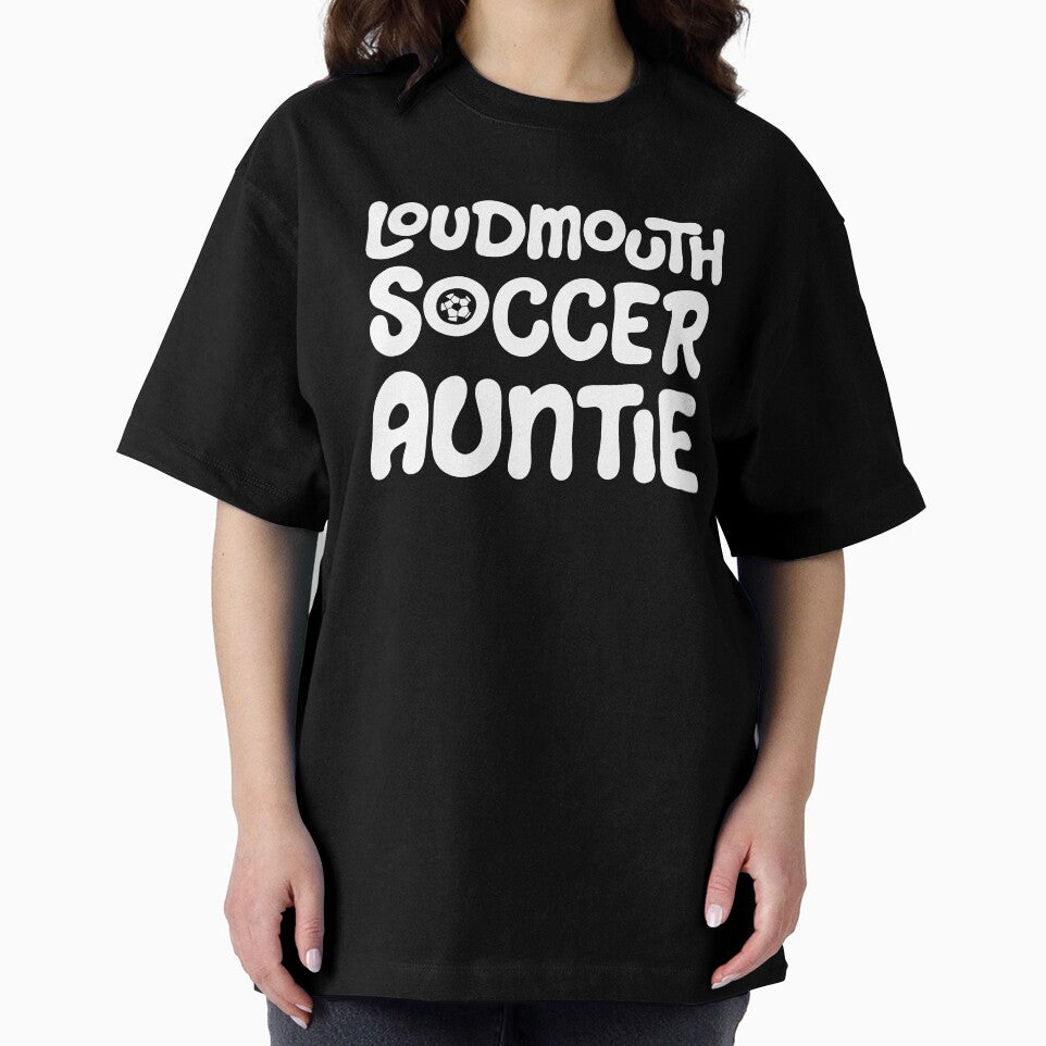 Loudmouth Soccer Auntie for Aunts and Soccer Fans by Jessica Deel Creative Co. Shop