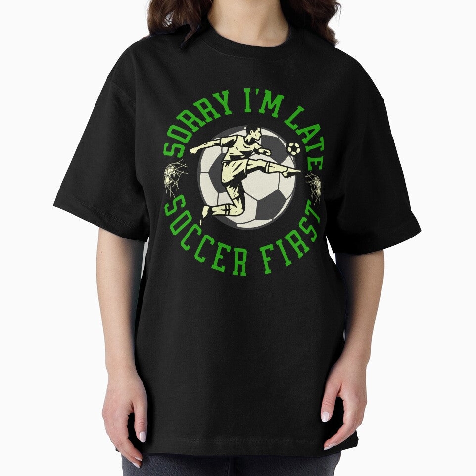 Sorry I'm Late Soccer First Striker by ZeptepiTrends