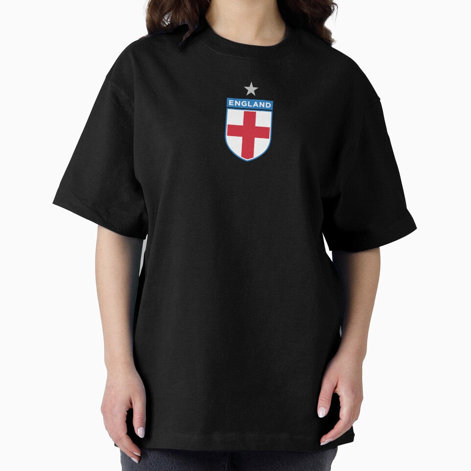 England Shield Flag (On Red) by STUDIO-72