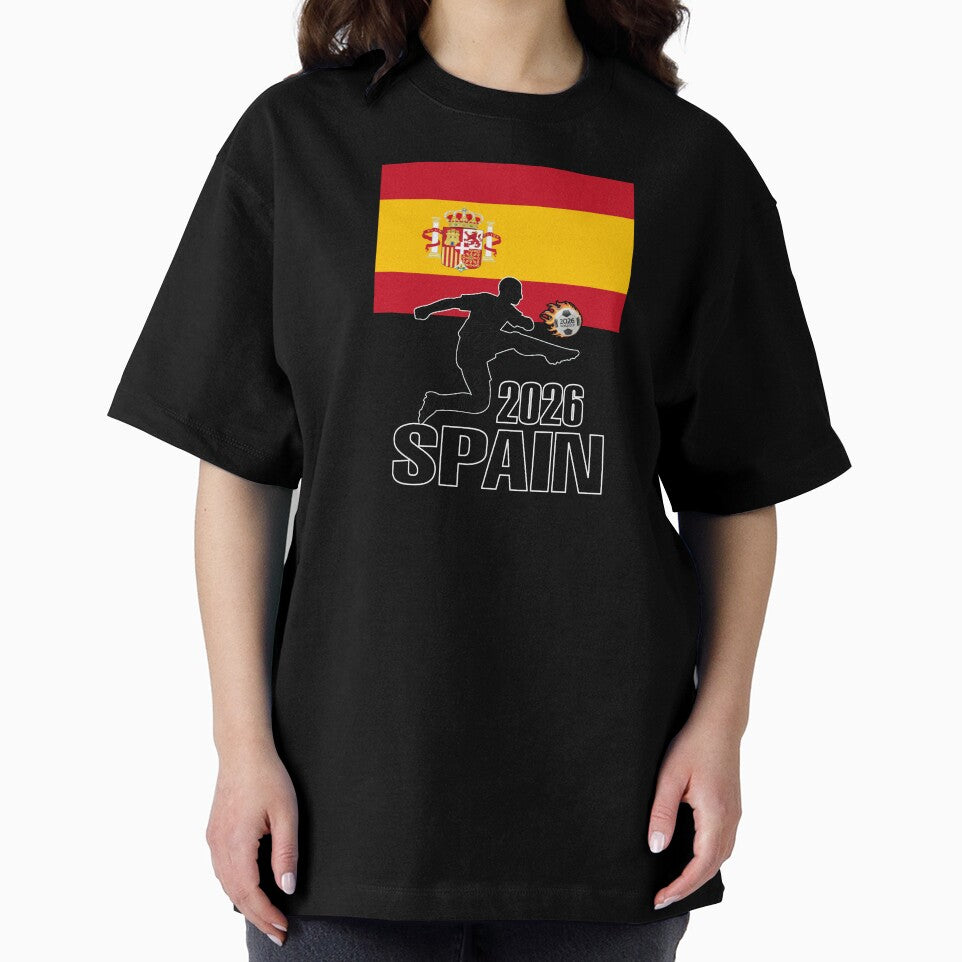 Spain Soccer T-shirt 2026 by benchpod47