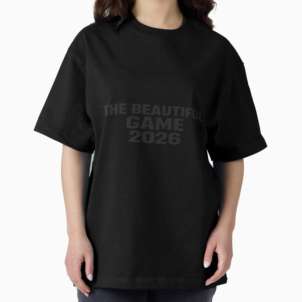 The Beautiful Game 2026 Minimalist Football T-Shirt by ArthUpscale