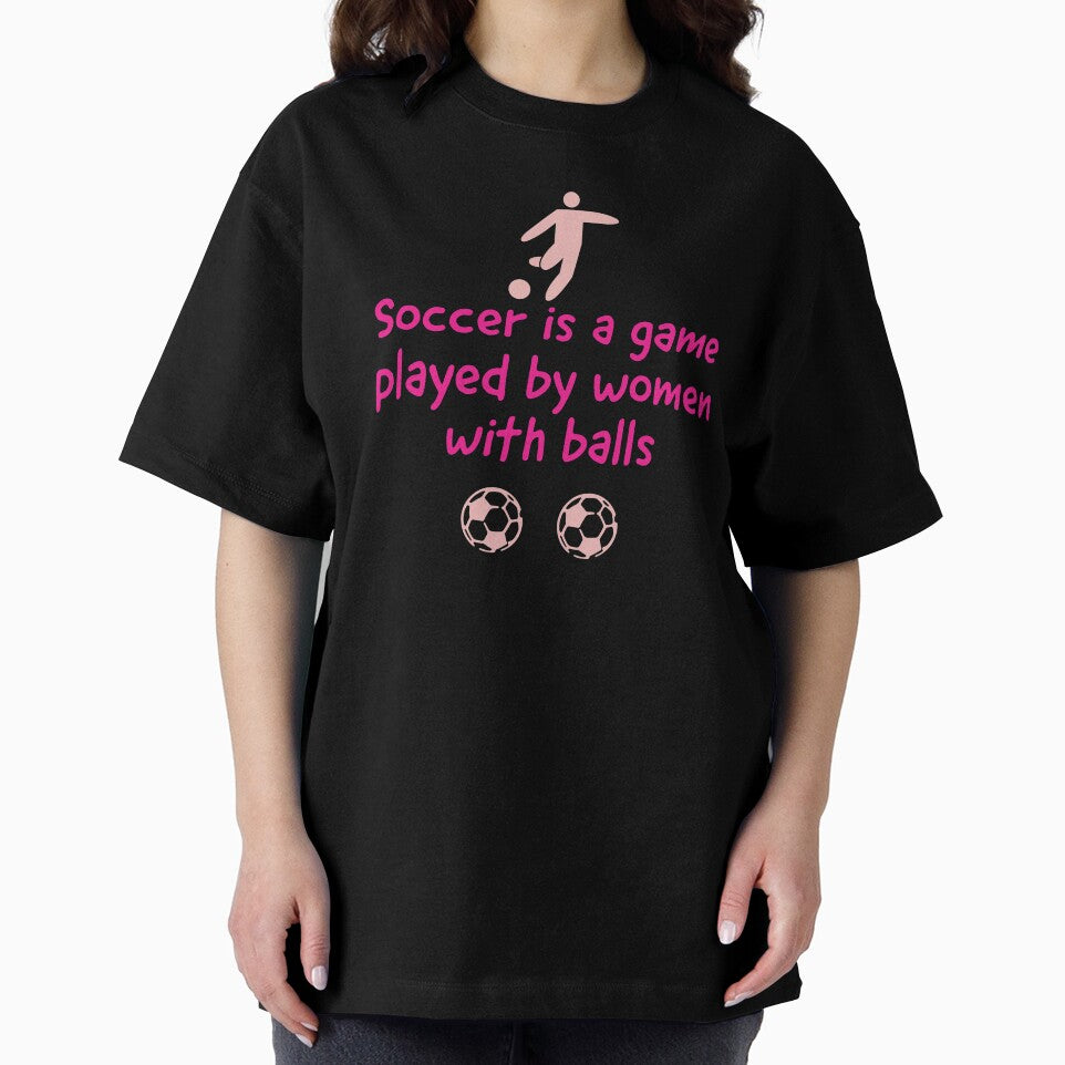 Womens & Girls Soccer/Football Fun Design by Artomobiles
