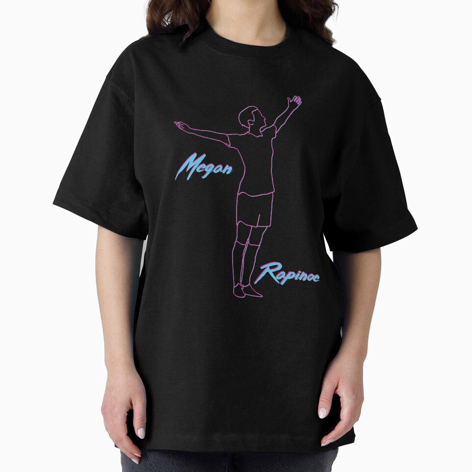 Megan Rapinoe Miami Vice Wave 80s 90s Style USWNT by Hevding