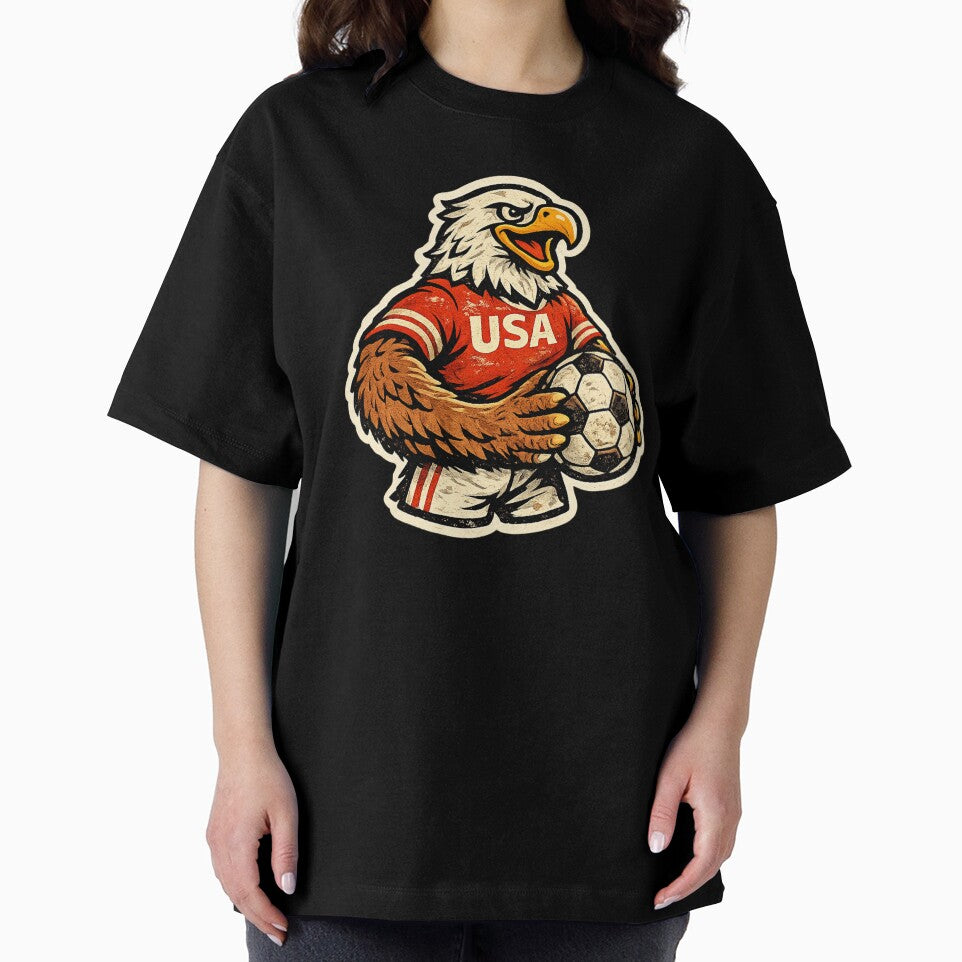 USA Eagle Soccer Sticker – Vintage Football Mascot 2026 by randomdesignsnearme