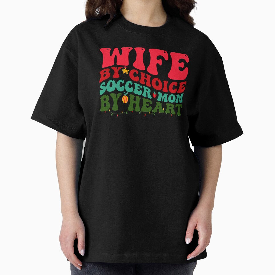 Wife Soccer Mom Christmas Xmas Mother Groovy by aymanehammi