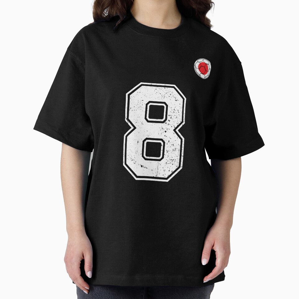 Japan Soccer Number 8 Vintage Sports Fan by LiviuGligoros