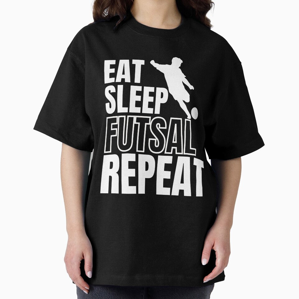 Eat Sleep Futsal Repeat by AllboutTeesigns