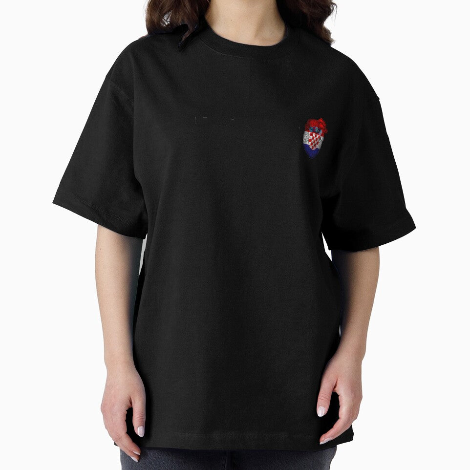 Croatia fan shirt "Passion & Heart" by Endorfin Garment