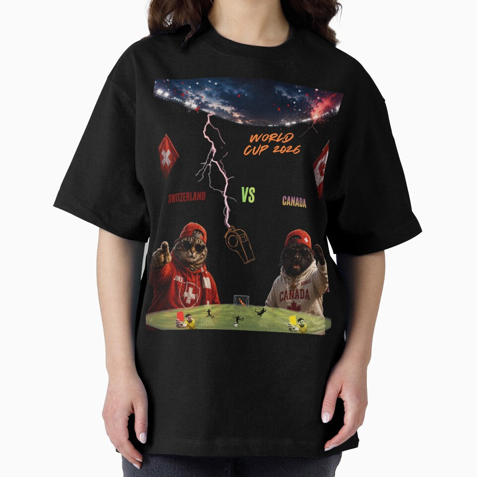 Switzerland vs Canada World Cup 2026 Cat Match by nexargraphics
