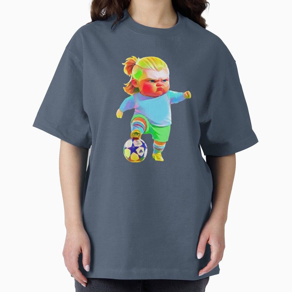 Cute Baby Football Striker World Cup Tournament Fan Art by Dream Weave Studio