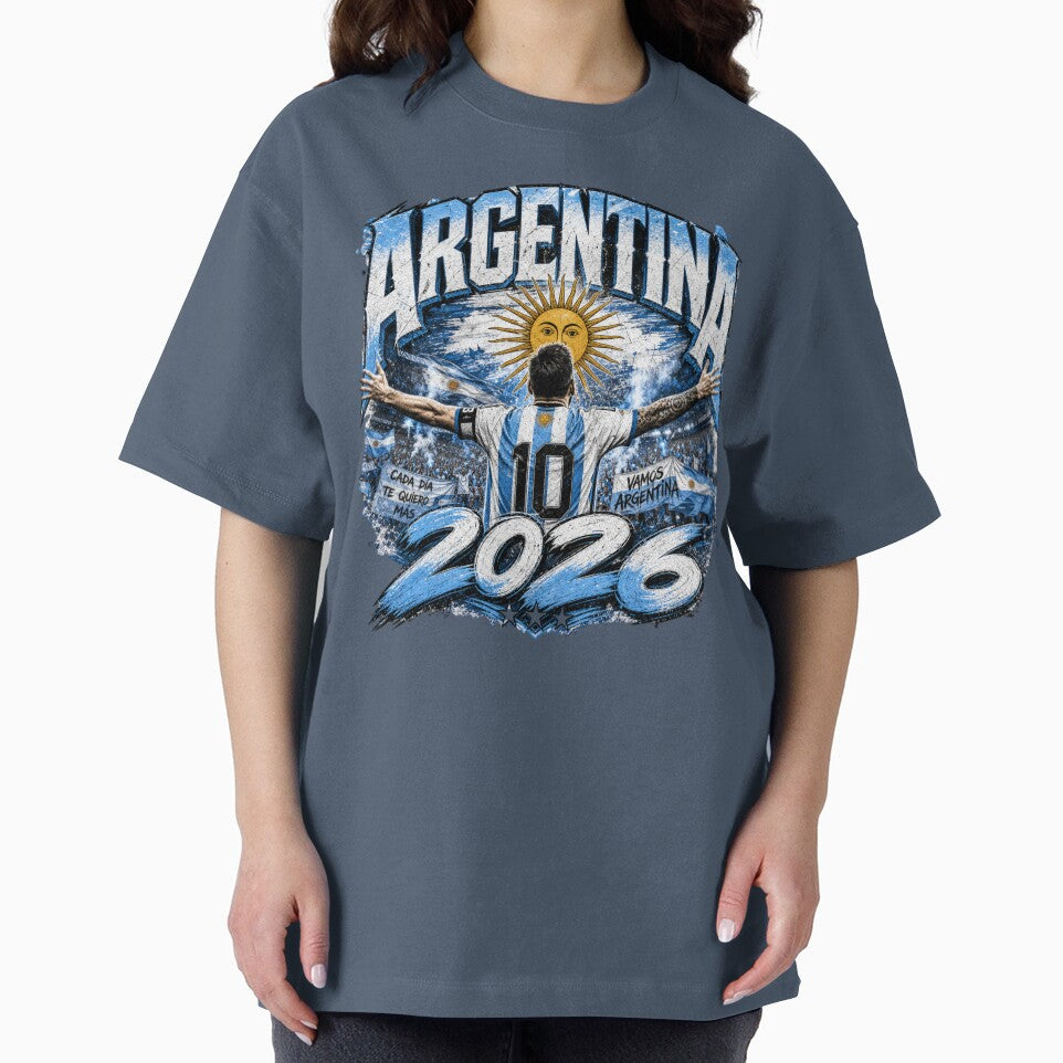Argentina 2026 Football World Cup Champions Dream | Albiceleste Fan Shirt by rushaib
