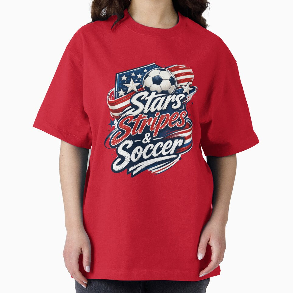 Stars Stripes And Soccer Fan Design by Stickers  Designer