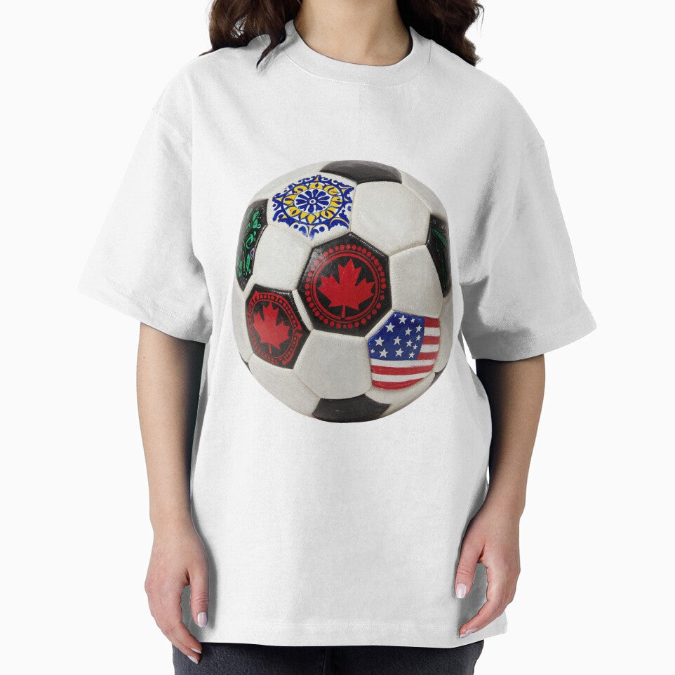 Painted International Flags Soccer Ball Art by Gallery-yuuna