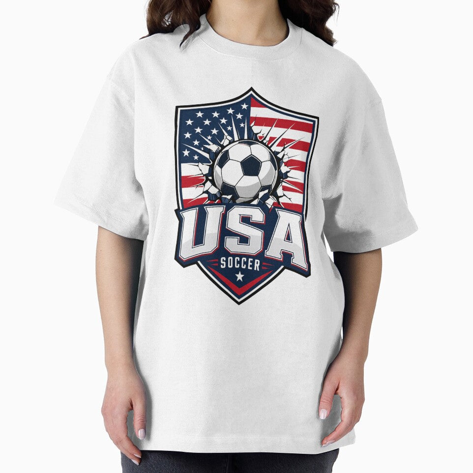 USA Soccer 2026 World Cup Crest Badge by ChaosThreadsCo