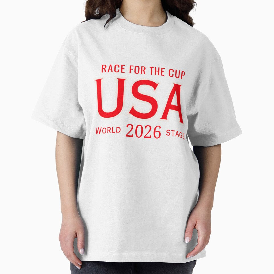 USA Soccer Race For The Cup 2026 American Football Fan Gift by Thread&Fable