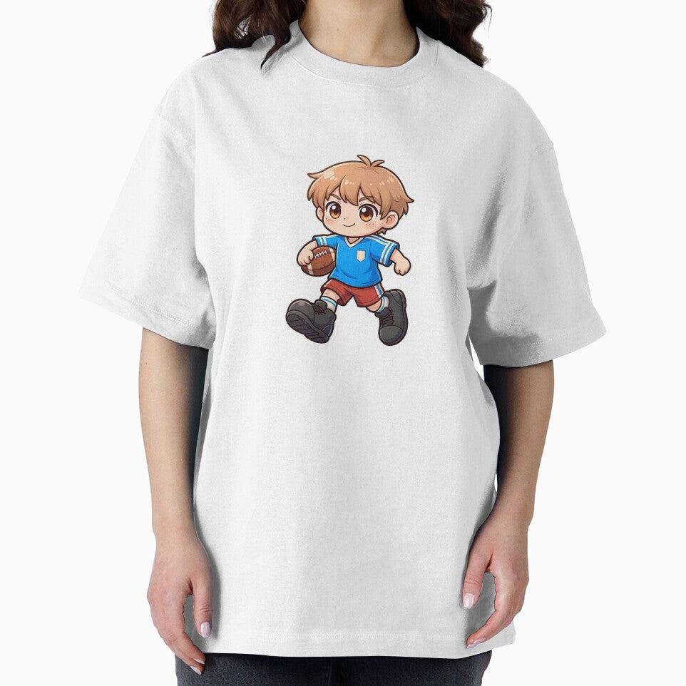 Chibi Football Player Sticker | Cartoon Soccer Kid Design by Pandey14