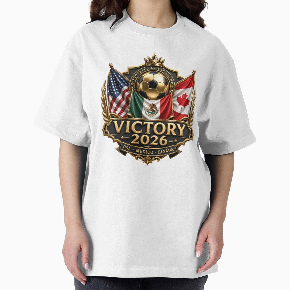 Victory 2026 USA Mexico Canada Football Crest by emaga