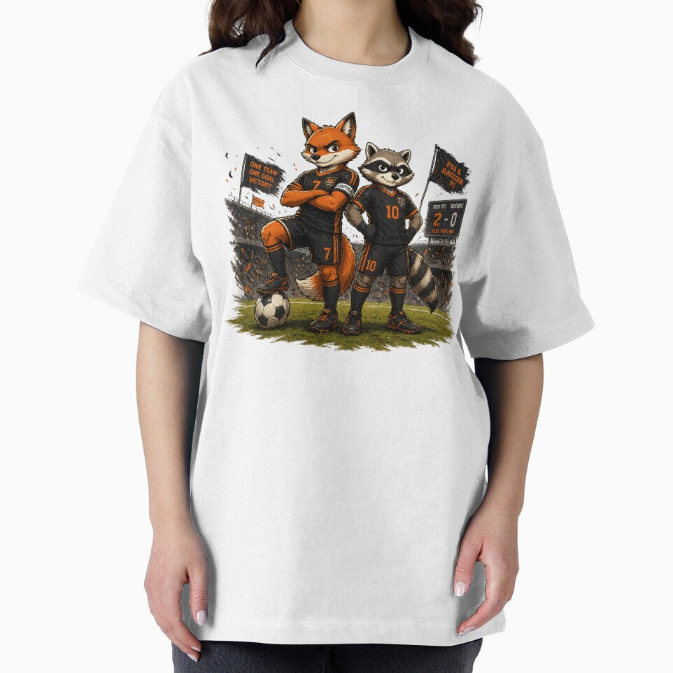 ONE TEAM ONE GOAL – Fox & Raccoon Soccer Legends by the-dovlat