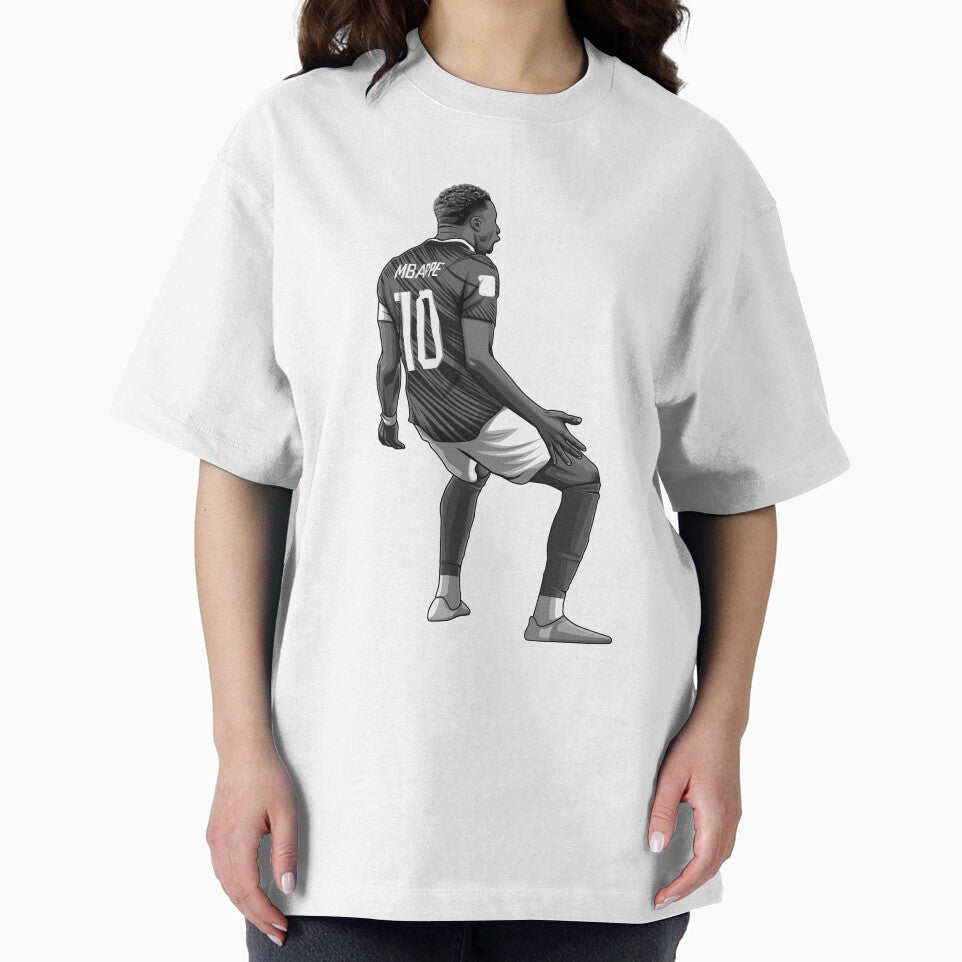 Kylian Mbappe Black and White Version by Aldduardo