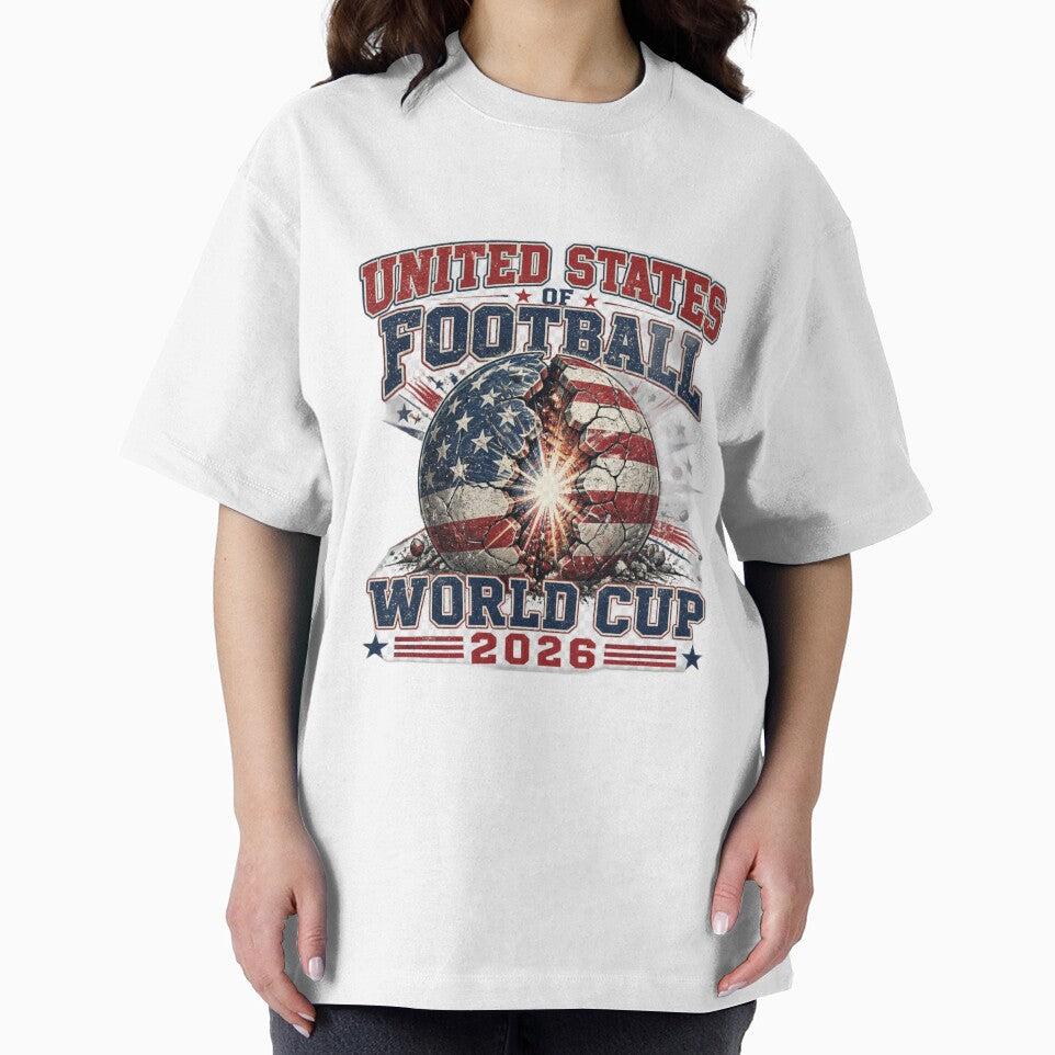 United States of Football — USA World Cup 2026 Fan T-Shirt by The96Minutes