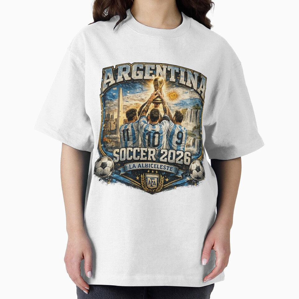 Argentina Soccer 2026 Shirt – La Albiceleste Football Fan Gift by UrbanPrintVibes