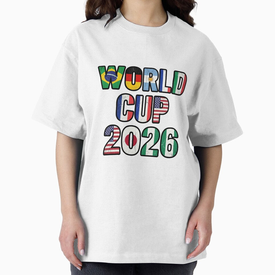 World Cup 2026 Flags Typography Design by Dudek Originals