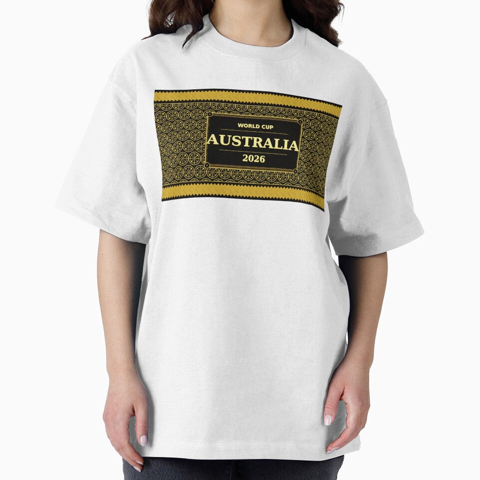 Australia Football Fan 2026 Black Gold Luxury Wrap — Socceroos Soccer Fan by BrickByDream