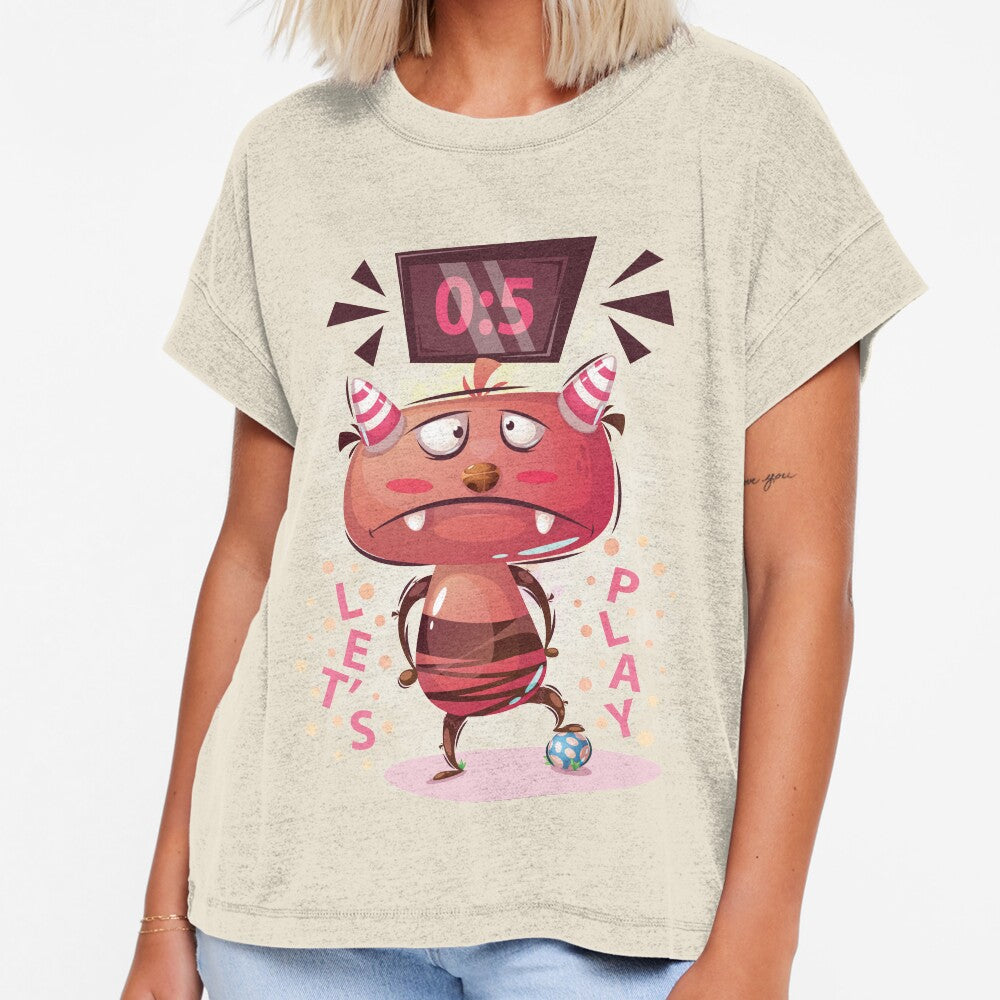 Pink Monster Let's Play Soccer by ProjectX23