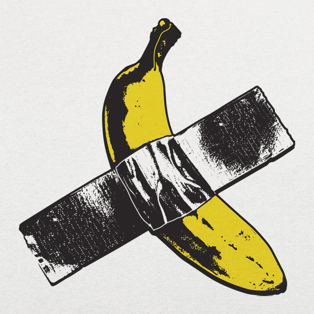 Taped Banana Duct Tape Wall Art Parody