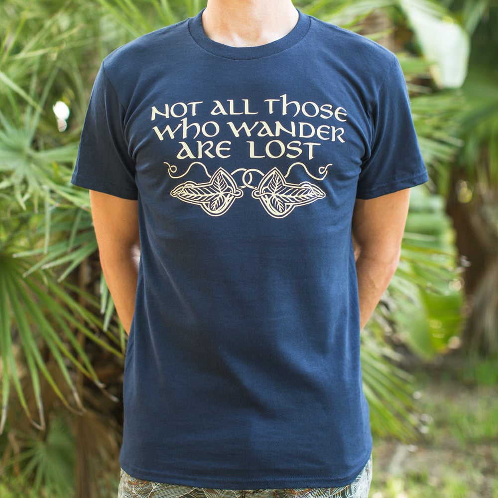 Not All Those Who Wander Are Lost Elven Leaf Brooch