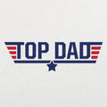Top Dad Fighter Pilot Logo Parody