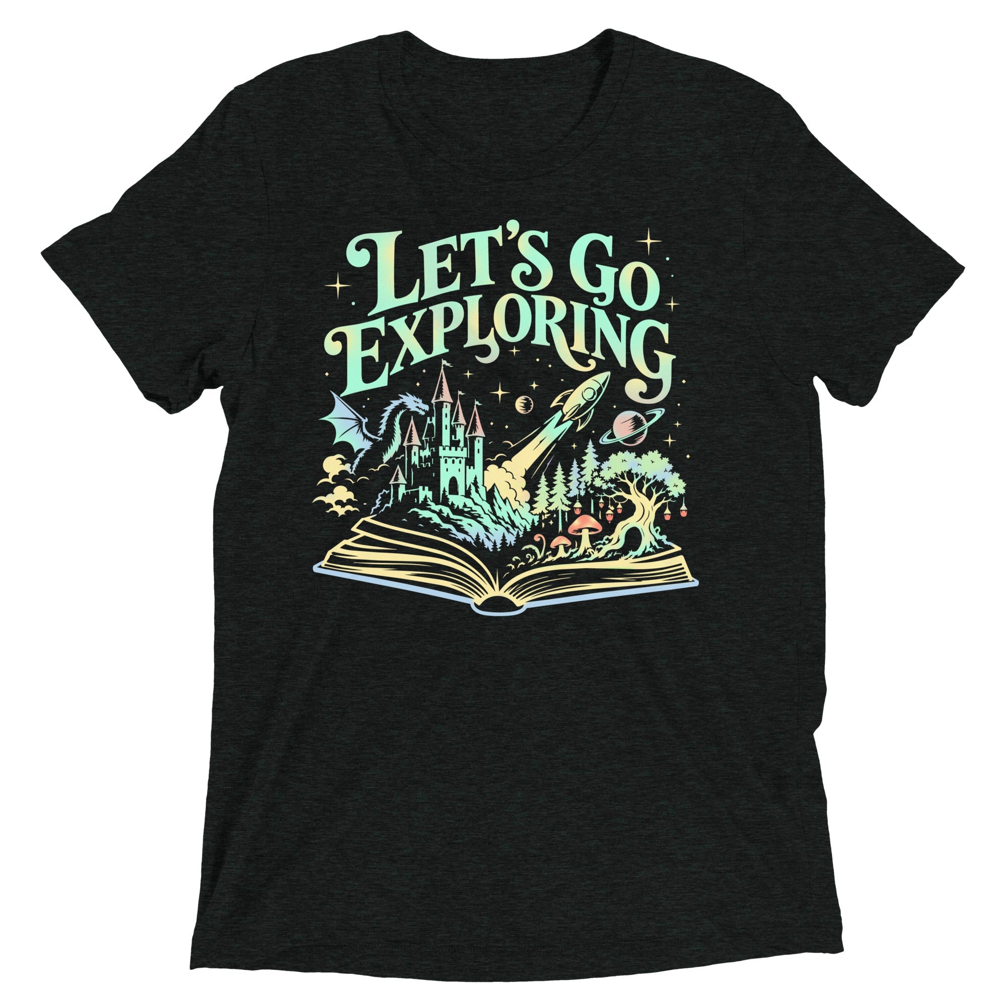 Let's Go Exploring Men's Tri-Blend Tee