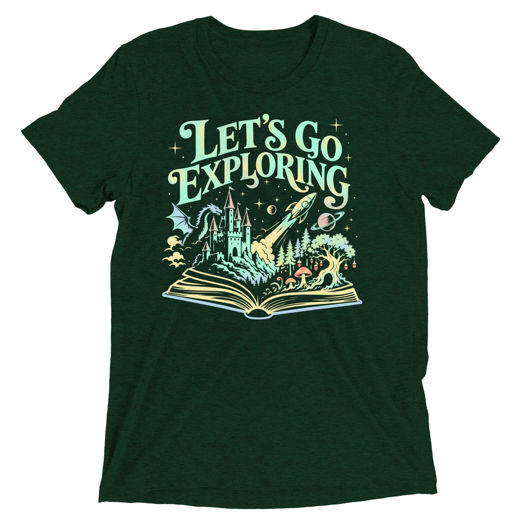 Let's Go Exploring Men's Tri-Blend Tee