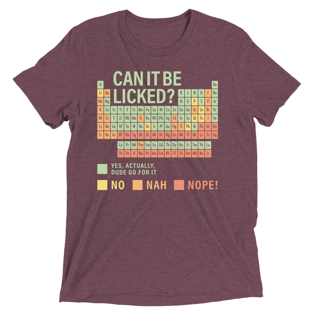 Can It Be Licked? Men's Tri-Blend Tee