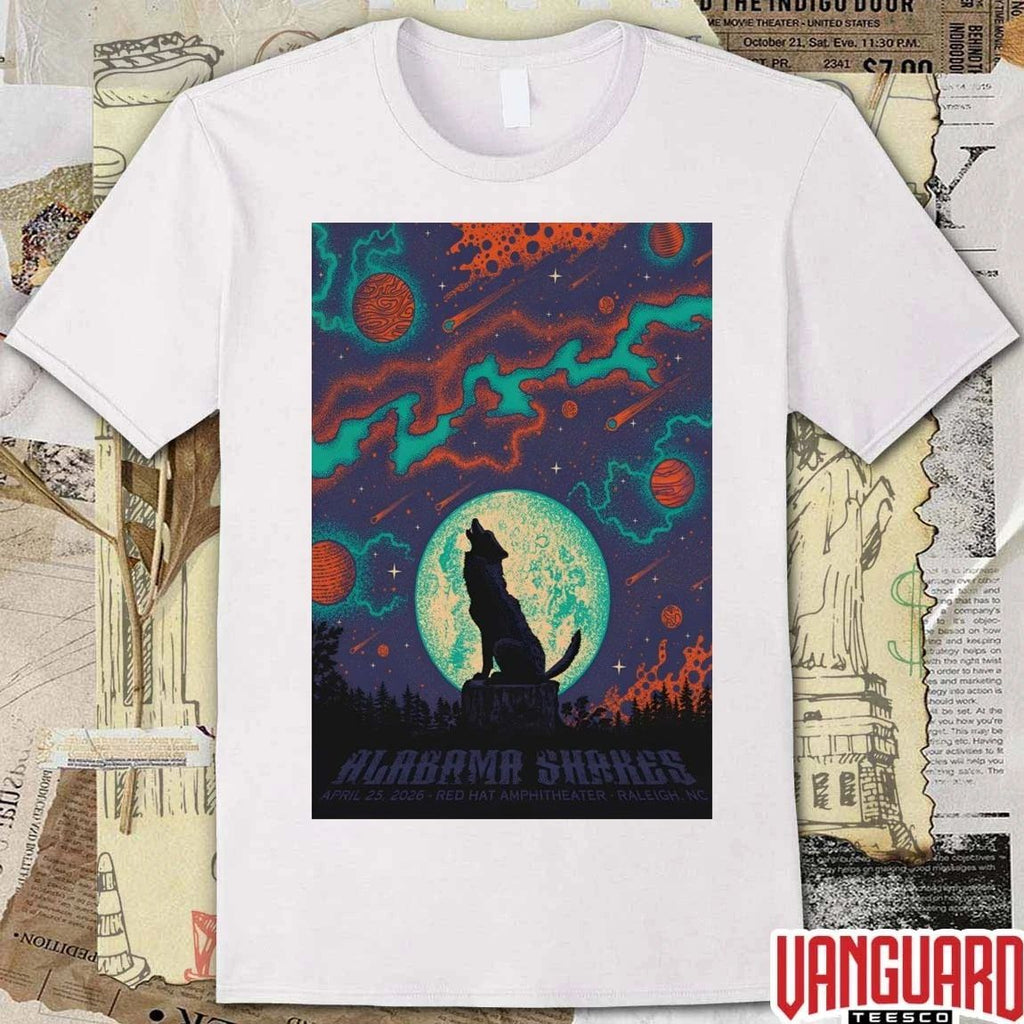Alabama Shakes At Red Hat Amphitheater Raleigh NC On April 25 2026 Poster t-shirt