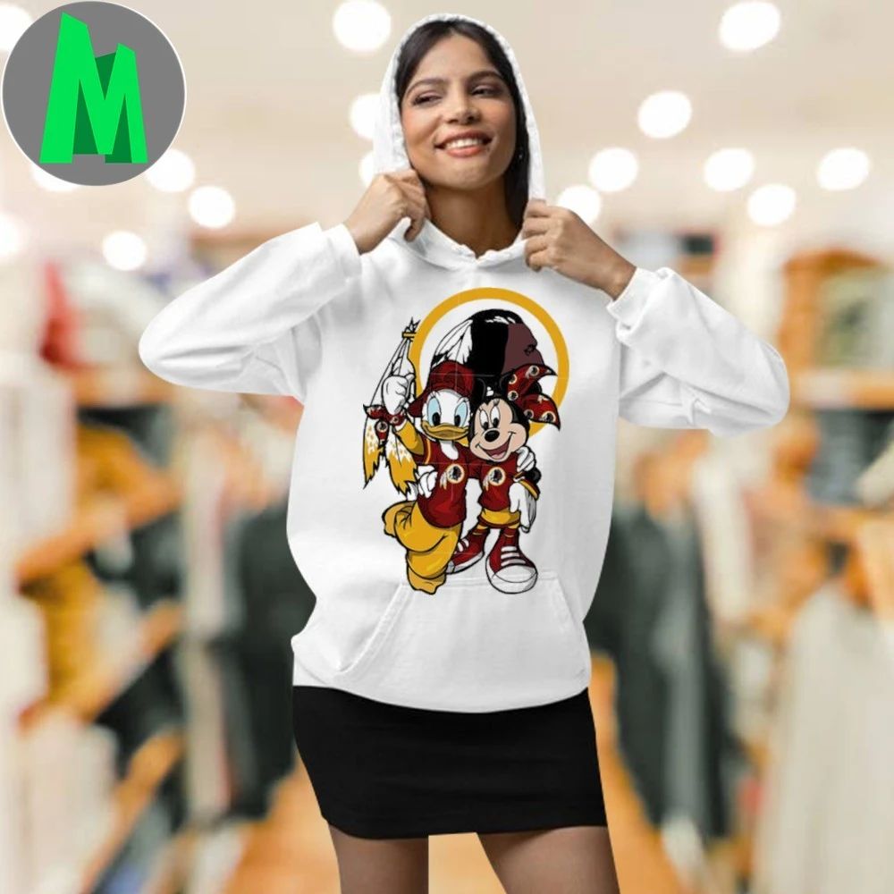 Daisy Minnie Washington Commanders Logo 2025 Shirt