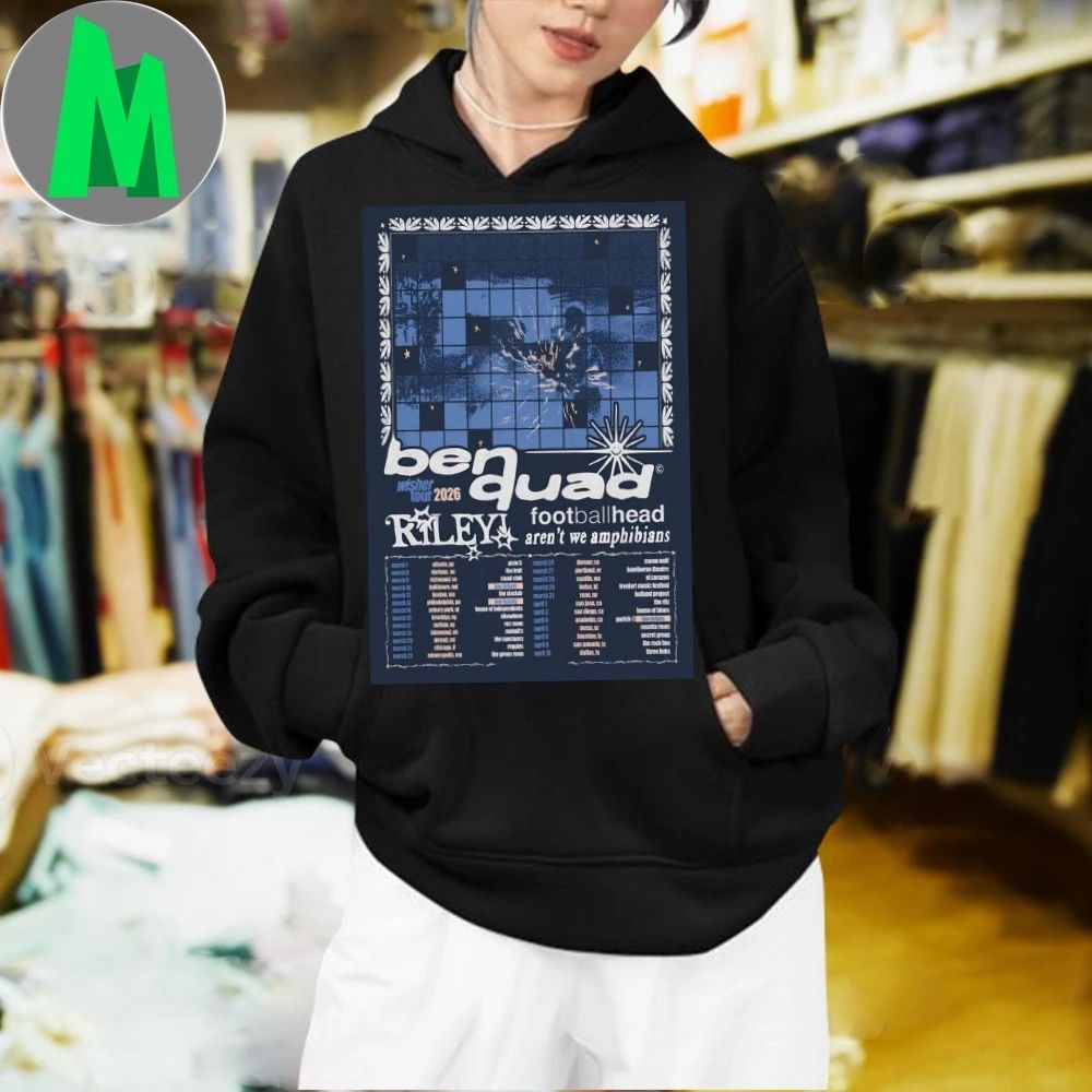 Ben Quad Tour Winter 2026 Poster Shirt