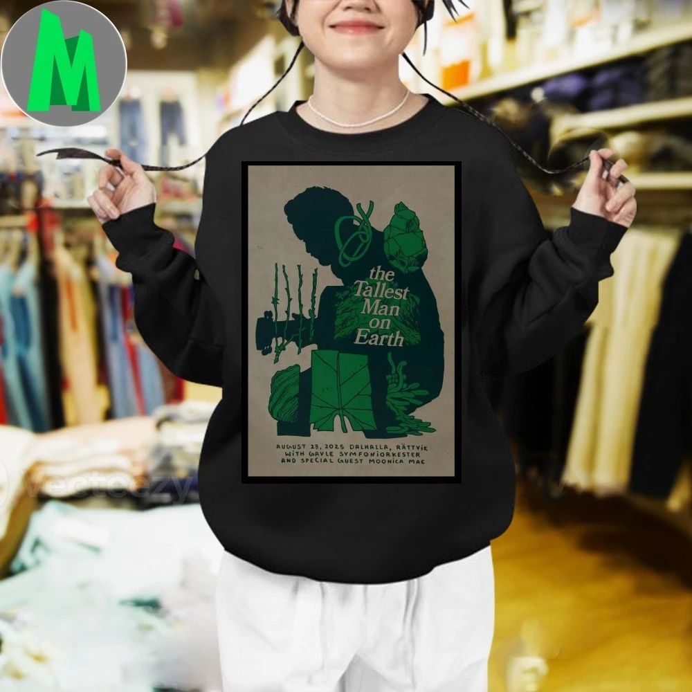 The Tallest Man On Earth 8-23-2025 Dalhalla Rättvik Sweden Poster Shirt