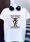 Moose Middle Finger Coffee Things Better Left Unsaid I’m Gonna Fuckin Say Them Anyway shirt
