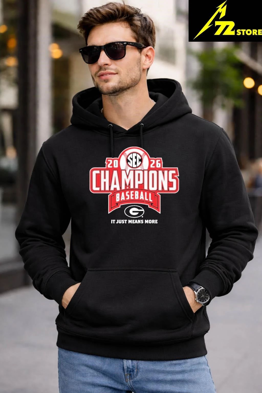 Georgia Bulldogs 2026 SEC Baseball Regular Season Champions Locker Room Shirt
