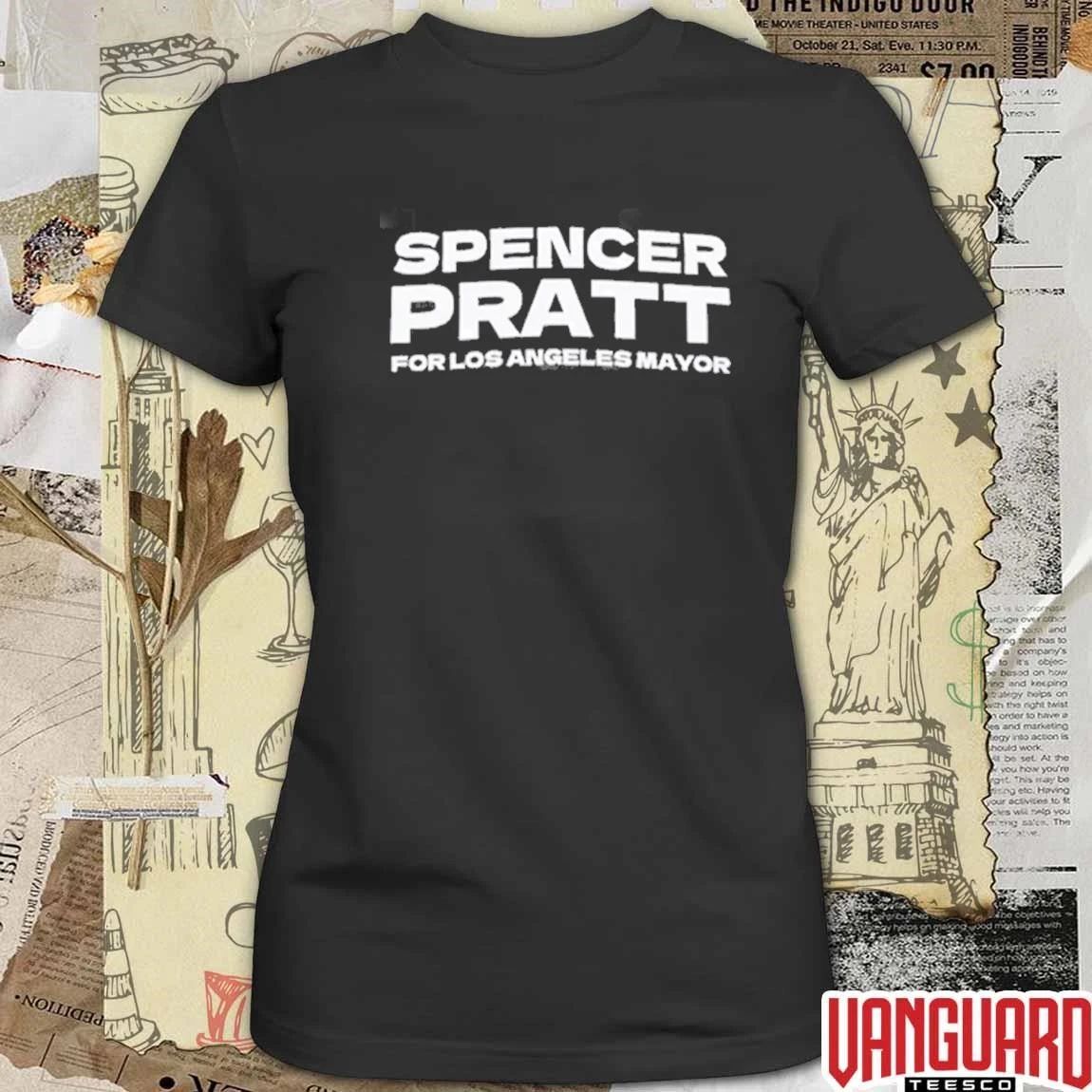 Spencer Pratt for Mayor of Los Angeles 2025 Election Campaign t-shirt