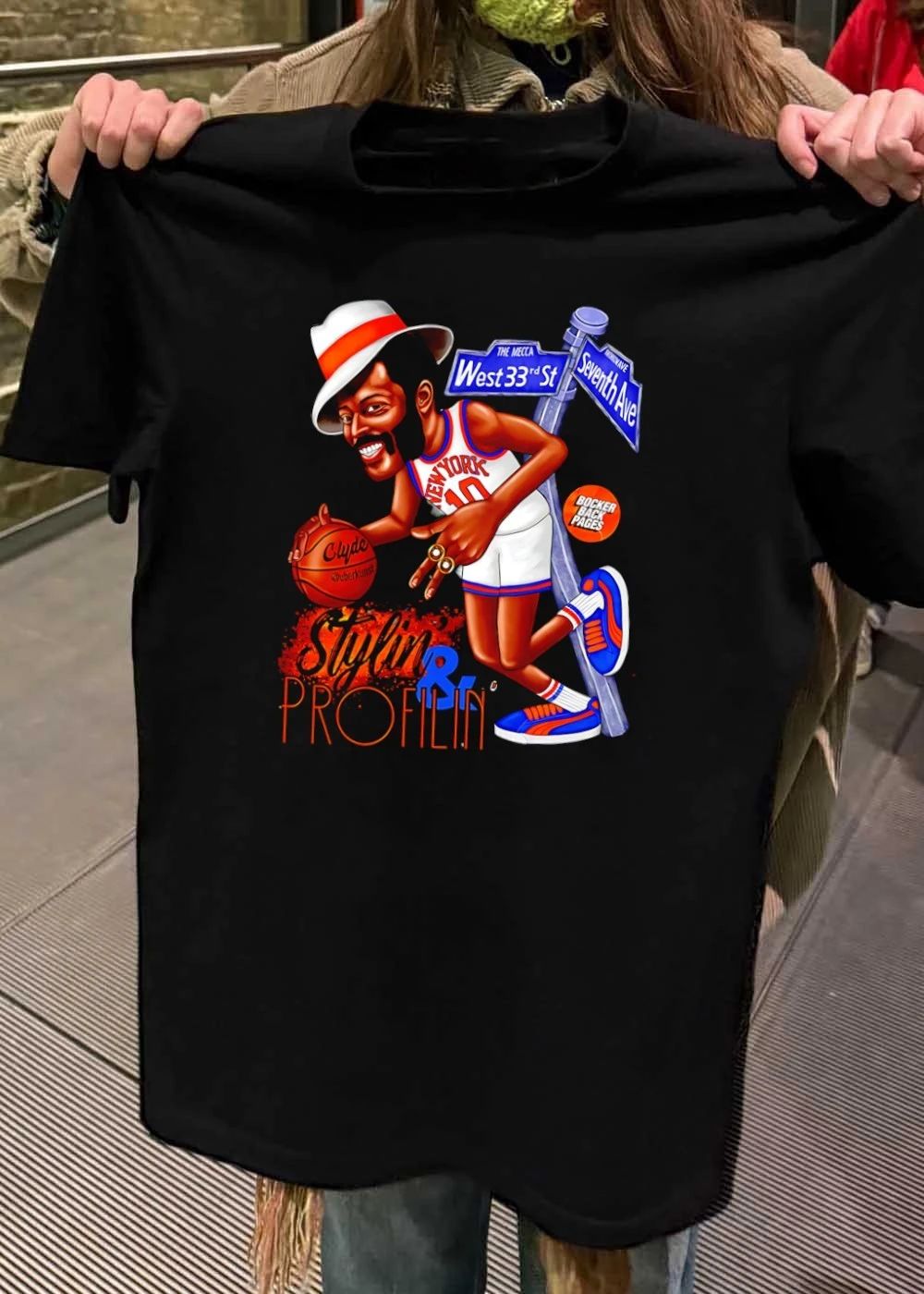 Clyde Walt Frazier Stylin and Profilin West 33rd St Seventh Ave Shirt