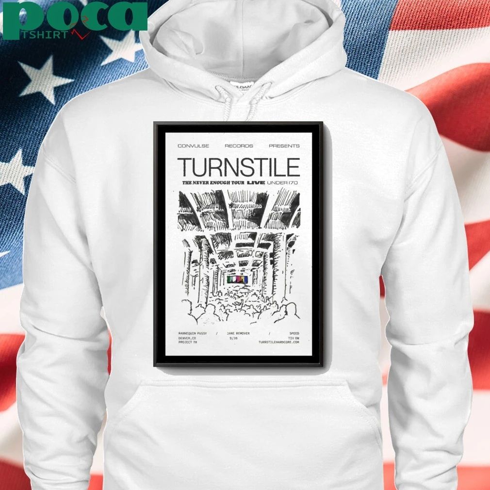Turnstile Tour Denver, CO 2025 Poster shirt