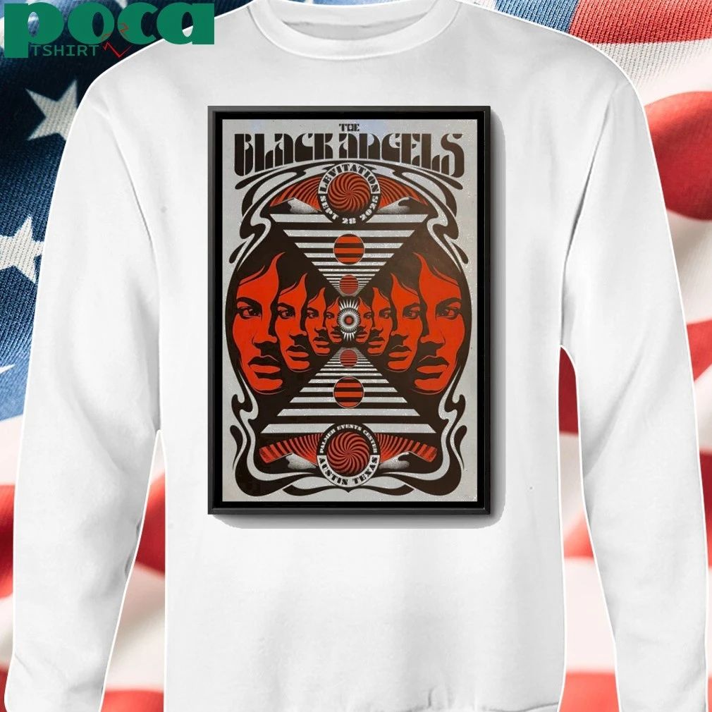 The Black Angels Sept 28 2025 Austin Texas New Poster shirt