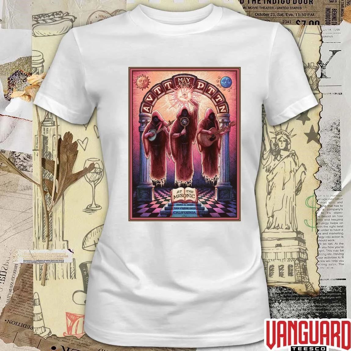 The Avett Brothers SF Masonic Auditorium Show On May 8 2026 Poster t-shirt
