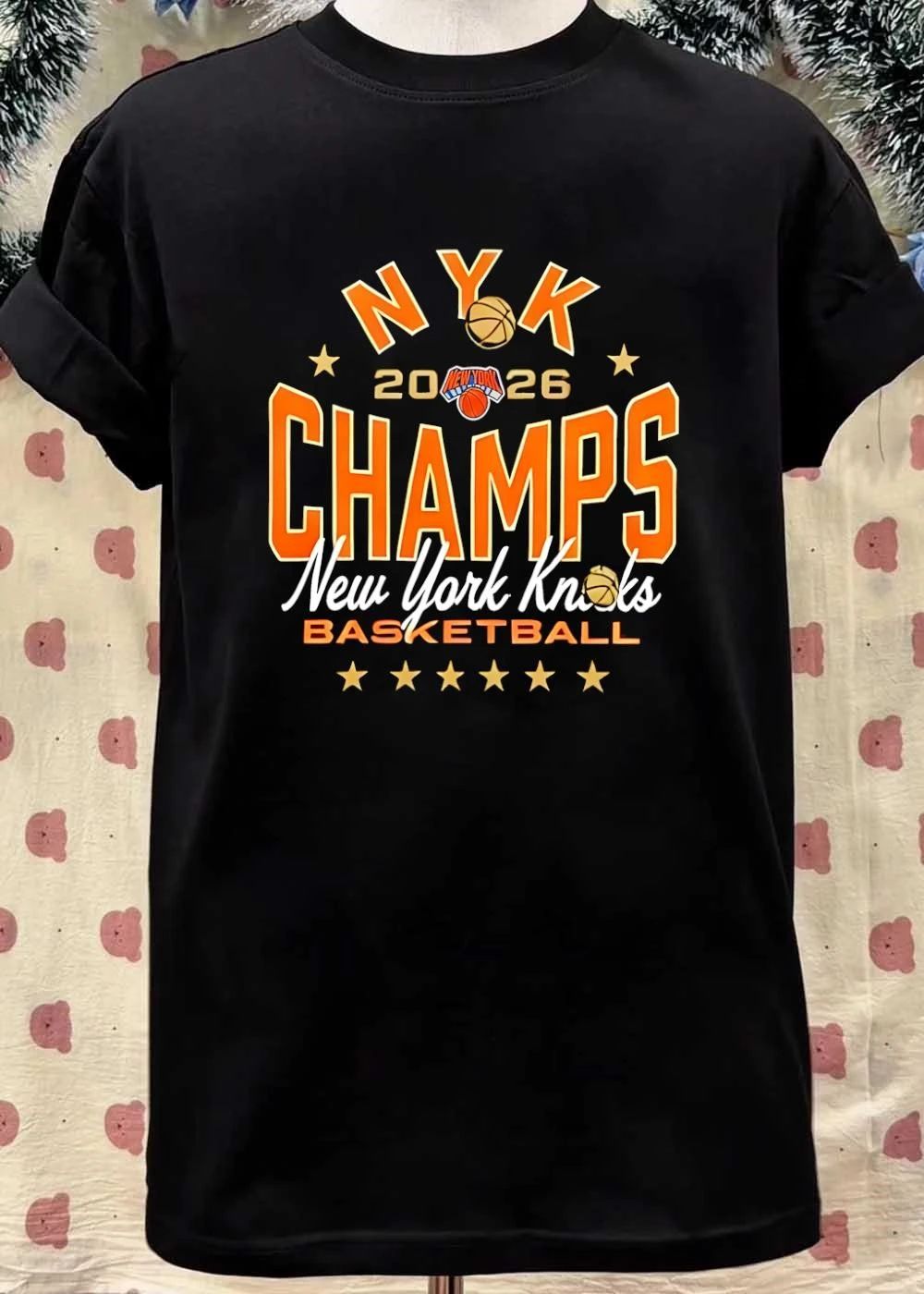 NYK 2026 Champs New York Knocks Basketball NBA T-Shirt